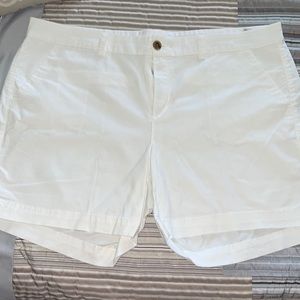 Women’s white shorts